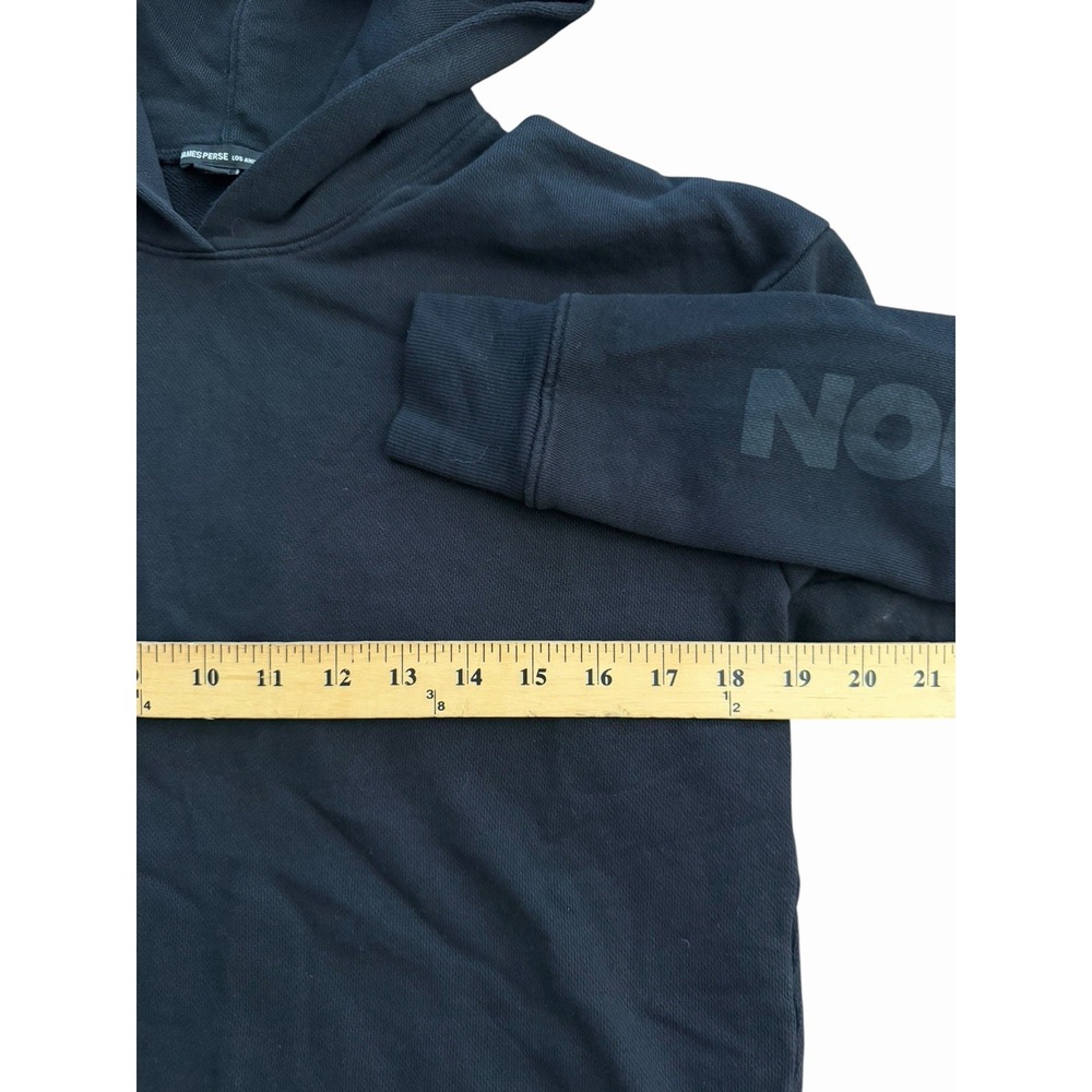 JAMES PERSE LA Black Live Nation Tour Sz 1 Small Graphic Hoodie Sweatshirt KL8-8 - Picture 6 of 8
